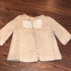 Crewcuts beige mohair sweater.